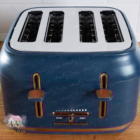 0627 توستر مميز بلون كحلي ونحاسي