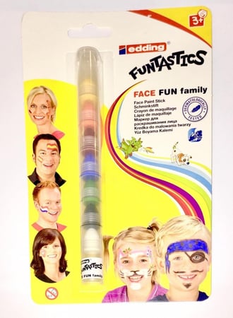 الوان للوجه للاطفال 7 الوان طبي صنع في المانيا