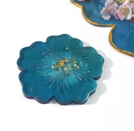 سيليكون الورده / قالب ريزن ( 4 قطع )