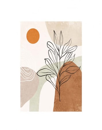 لوحة جدارية بدون ايطار