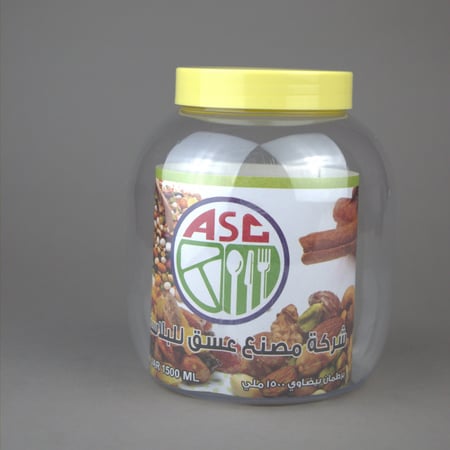 برطمان - شفاف - بلاستيك - برطمانات - جملة- تخزين -بهارات - علب -بيضاوي