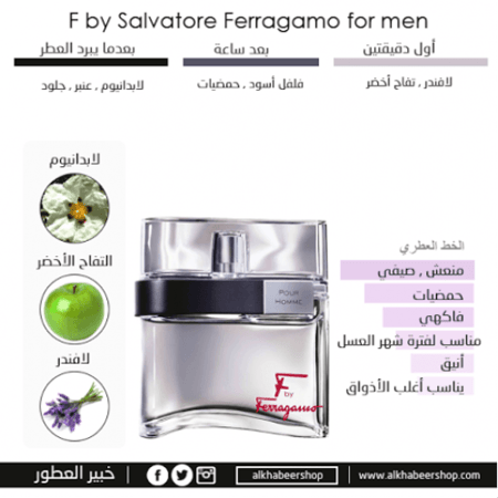 Salvatore Ferragamo F Pour Homme Eau de Toilette متجر خبير العطور