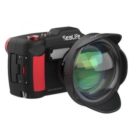 سي لايف 0.5x عدسة قبة بزاوية عريضة مع محول 52 مم لكاميرات سلسلة SeaLife 0.5x Wide-Angle Dome Lens with 52mm Adapter for DC-Series Cameras DC
