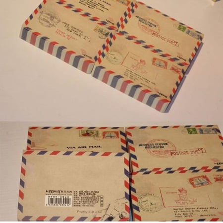 اوراق ملاحظات بشكل طابع بريدي