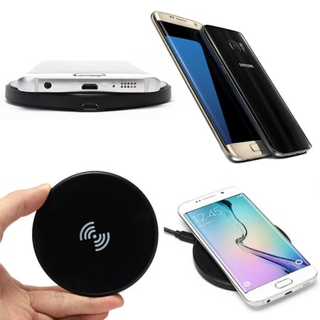 شاحن وايرلس للجوال لون اسود