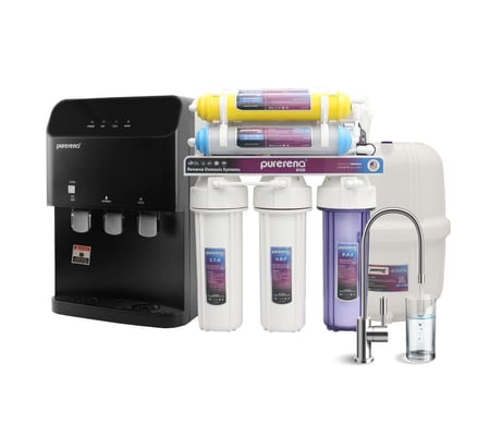 فلتر ماء 7 مراحل مع برادة