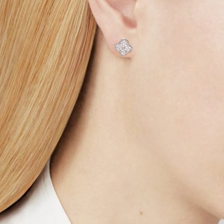 حلق سويت ألامبرا روز قولد : فُل زركون