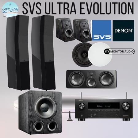 مسرح منزلي SVS Ultra Evolution Towers + Denon x2800h