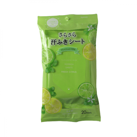 مناديل مبللة معطرة برائحة الحمضيات Citrus scented wet wipes