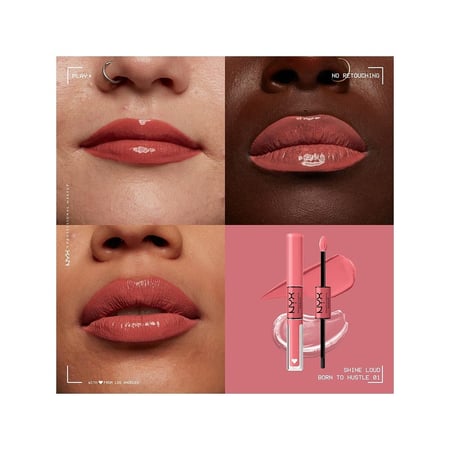 إن إكس واي شاين لاود هاي شاين أحمر شفاه، بورن تو هاسيل