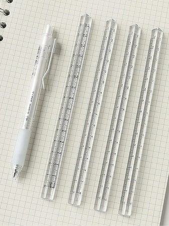 مسطرة مثلث شفافة 15 سم