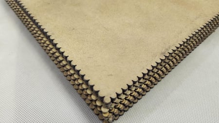 جلد طبيعي مصري - لون كريمي على أصفر