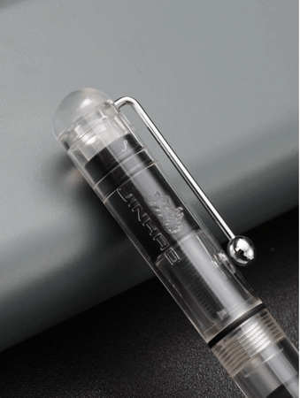 قلم حبر (جينهاو) بلاستيكي مع عبوات حبر