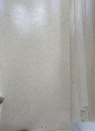 ورق قطن مع جوت هندي مقهر طبيعي سكري فاتح