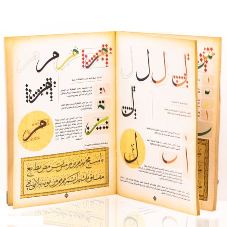 كراسة دراسة منهجية وتحليل في خط الثلث للخطاط محمد شوقي