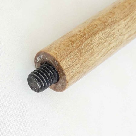 طقم ماركة يوسف - مقبض و4 رؤوس خشبية