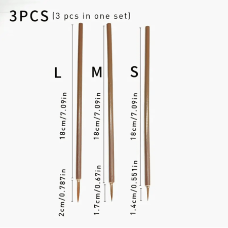 طقم 3 فرش مقاسات مختلفة للرسم