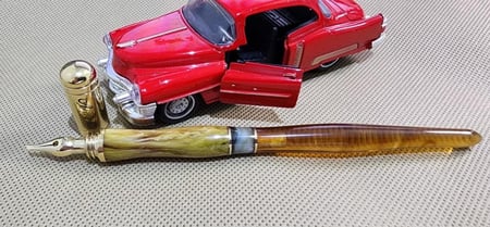 قلم الآغا،  ذهبي بغطاء نحاسي، 1.5 mm