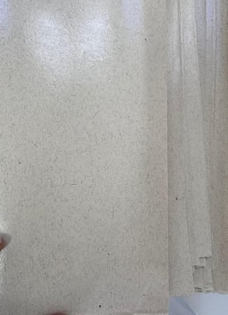 ورق قطن مع جوت هندي مقهر طبيعي سكري فاتح