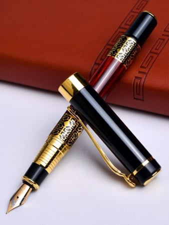 قلم حبر فاخر ريشة معدنية