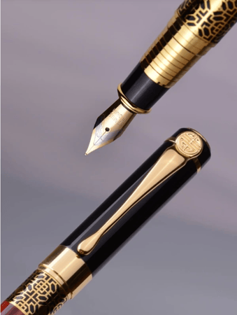قلم حبر فاخر ريشة معدنية