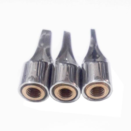 طقم  ماركة يوسف - مقبض و3 رؤوس معدنية