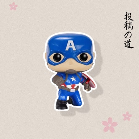 مجسم كابتن امريكا  - avengers - marvel