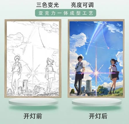 لوحة فلم يور نيم - your name