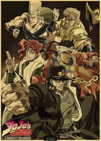 بوستر مغامرات جوجو العجيبة - jojo bizarre adventure