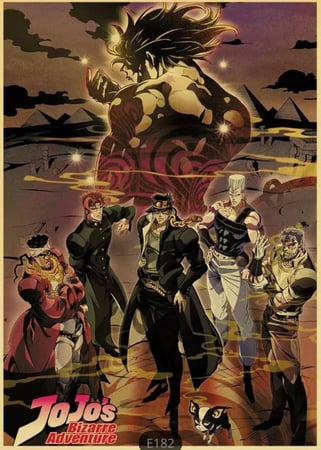 بوستر مغامرات جوجو العجيبة - jojo bizarre adventure