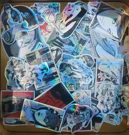 ملصقات انمي الثقوب