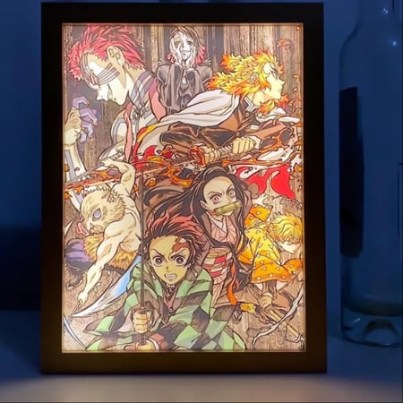 لوحة كيميتسو نو يايبا المضيئة  - demon slayer