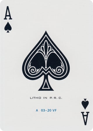 ورق لعب بلوت جيريز نغتس فينتج فيل - اصفر