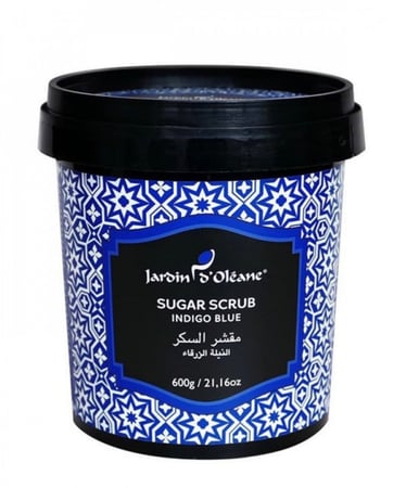 مقشر السكر بالنيلة الزرقاء من جاردن اوليان - 600 جم
