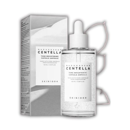 سيروم لتفتيح وتوحيد لون البشرة بعشبة السينتيلا من سكين 1004-100 مل