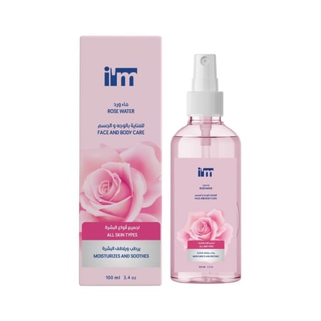 ماء ورد رذاذ i'm للعناية بالوجه والجسم الورد من ايام - 100مل