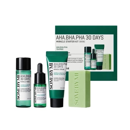 مجموعة روتين العناية AHA. BHA. PHA 30 يوما من سوم باي مي - 4 قطع ميني