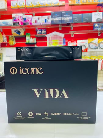 رسيفر ايكون ڤيدا فوركيه اندرويد موديل 2025 ICONE VIDA 4K ANDROID