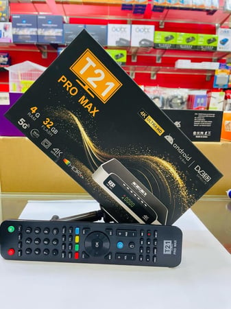 T21 Pro Max Android 5G 4K 2025 ( رسيفر تي 21 برو ماكس فوركيه اندرويد فايف جي  الاصدار الجديد 2025 )