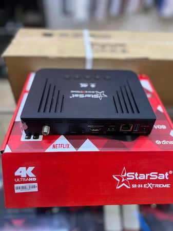 رسيفر ستارسات اكس فور اكستريم فوركيه اندرويد Starsat X4 Extreme 4K Android 9 Receiver