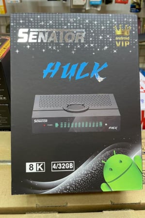 رسيفر سيناتور هولك فوركيه الاصدار الجديد 2025 اندرويد فايف جي SENATOR HULK ANDROID 4K 5G