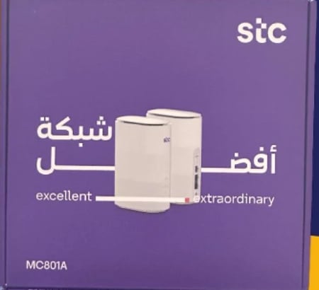 راوتر منزلي زد تي اي 5G ZTE MC801A  STC- ابيض مستعمل