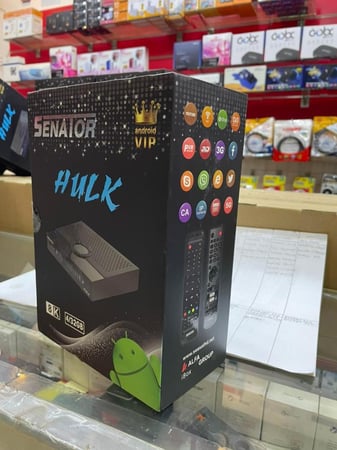 رسيفر سيناتور هولك فوركيه الاصدار الجديد 2025 اندرويد فايف جي SENATOR HULK ANDROID 4K 5G