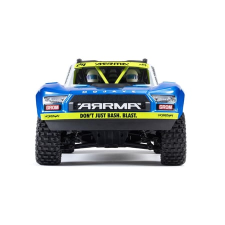 MOJAVE GROM MEGA 380 Brushed 4X4 Small Scale Desert Truck RTR with Battery & Charger, Blue/White ARA2104T2
