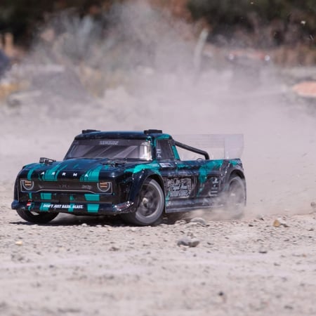 ARA4315V3T2 INFRACTION 4X4 3S BLX 1/8 Resto-Mod Truck Blk/Teal