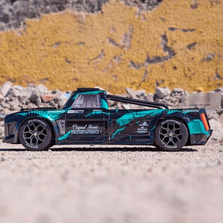 ARA4315V3T2 INFRACTION 4X4 3S BLX 1/8 Resto-Mod Truck Blk/Teal