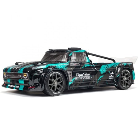 ARA4315V3T2 INFRACTION 4X4 3S BLX 1/8 Resto-Mod Truck Blk/Teal