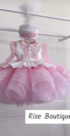 فستان باربي الملكي 👸🏻💗