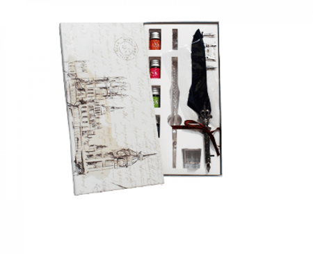 طقم قلم ريشه