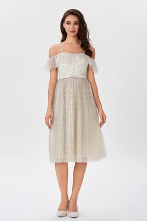 فستان تول قصة كورسية